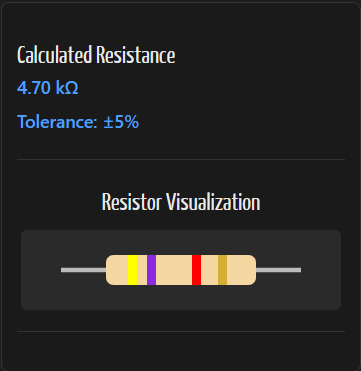 JTG Resisitor Tools - Resistor Color Code Calculator Plugin for Wordpress